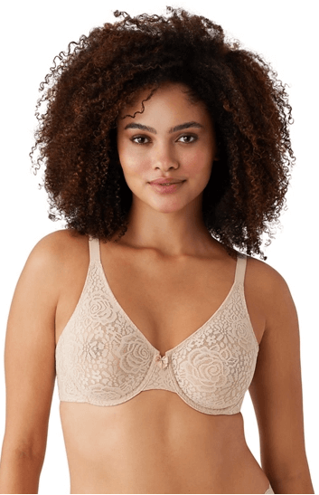 Wacoal Halo Lace Seamless Mid Coverage Bra 851205